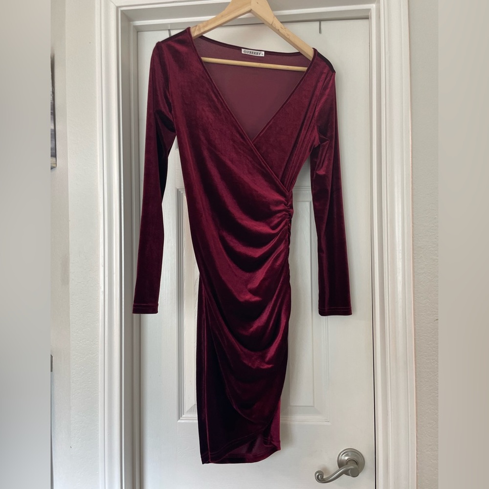 Fitted Velvet Holiday Dress